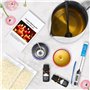 Kit de Fabrication de Bougies, DIY Bougies avec Cire de Soja, Kit complet pour la création de bougies à faire soit même pour des
