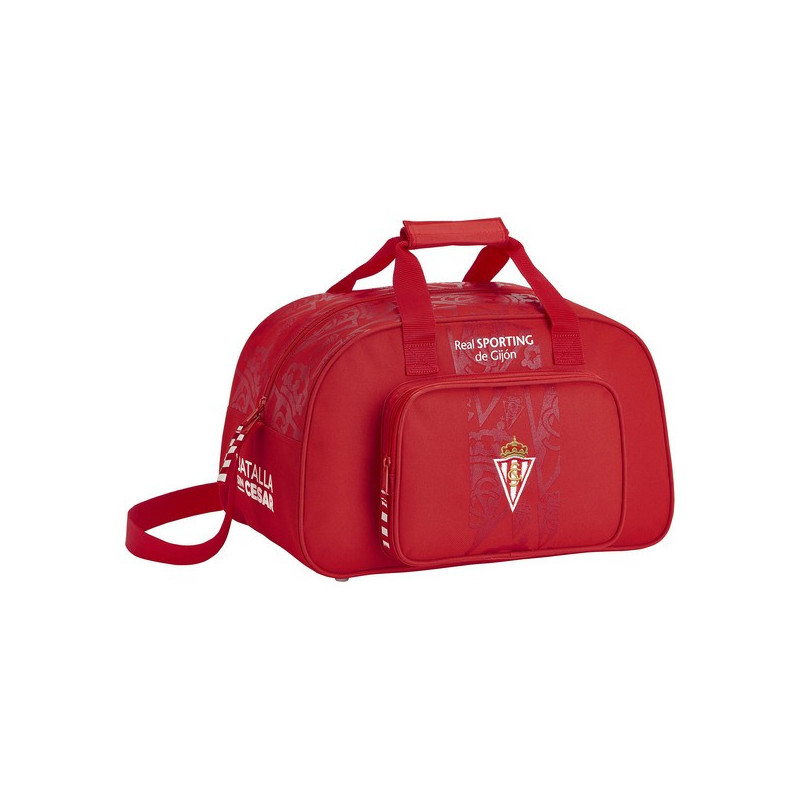 Sac de sport Real Sporting de Gijón Rouge (40 x 24 x 23 cm)