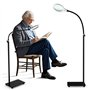 Delixike Loupe avec lumière et support