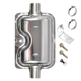 Silencieux d'échappement de voiture en acier inoxydable pour chauffage diesel