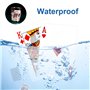 WUGAUWOR Jeu de Cartes en Plastique Imperméable, Jeux de Cartes à Jouer Plastique Professionnel, Cartes de Poker pour Jeux de Ca