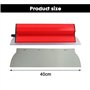 Udbrud Spatule de surface 40cm, Spatule de lissage professionnelle avec poignée ergonomique en Z, Acier Inoxydable Couteau a End