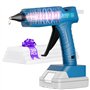 Powtree Pistolet à colle chaude sans fil pour batterie Makita 18 V