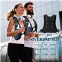 Gilet de course avec bouteilles – Gilet d'hydratation – Gilet de course avec bouteille d'eau douce de 500 ml – Gilet d'hydratati