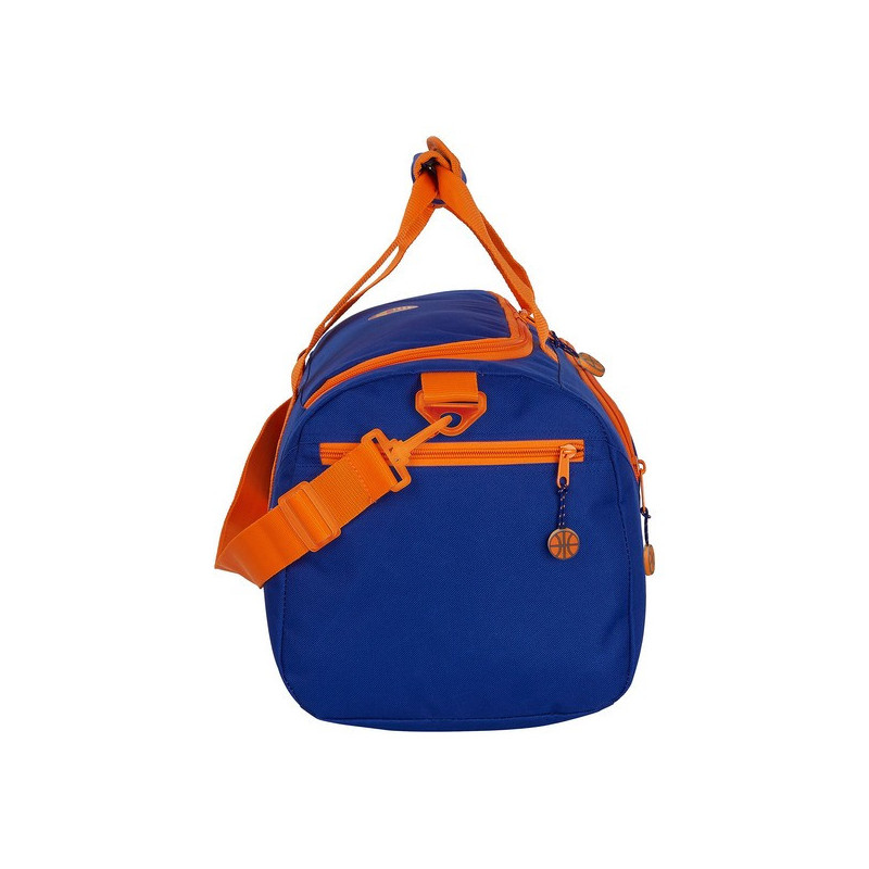 Image secondaire de Sac de sport Valencia Basket Bleu Orange (50 x 25 x 25 cm)