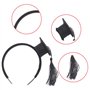 HXHWKEN Bandeaux en Plastique Bandeau de Chapeau de Graduation Serre-tête avec Mini Chapeau pour Décoration de Remise de Diplôme
