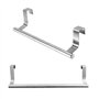 2 Pièces Porte Serviette de Porte Barre Torchon Cuisine Acier Inoxydable Porte Serviettes à Suspendre sans Perçage pour Salle de