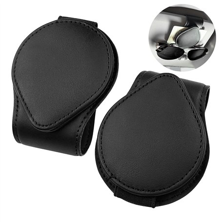 Fousenuk Lot de 2 Porte Lunettes pour Voiture