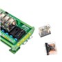 Module relais G2R1, BMZ-K1 DC 24 V 16 A, 8 canaux, module de relais d'isolation de signal PLC, amovible, rail DIN 35 mm