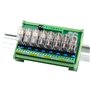 Module relais G2R1, BMZ-K1 DC 24 V 16 A, 8 canaux, module de relais d'isolation de signal PLC, amovible, rail DIN 35 mm