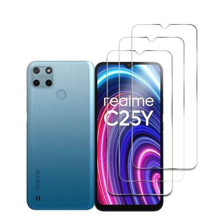[3 Pièces] Verre Trempé pour Realme C25Y / C21Y Protection écran