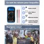 Villageboom Multimètre Numérique | Voltmètre | Test de continuité | Tension - Votre Achat Finance Des Projets Solaires Africains