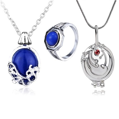 HJYZY The Vampire Diaries Lot de 13 colliers avec pendentif en saphir Elena Gilbert Ouverture Verveine