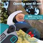 50 mm Sécateur électrique - Sécateur électrique professionnel de avec 2 batteries 21 V/2000 mAh - Sécateur sans fil pour l'élaga