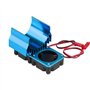 Dissipateur de Chaleur de Ventilateur de Refroidissement de Moteur 540/550 pour 1/10 Voiture électrique RC(Bleu)