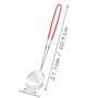 Nuluxi Poignée Longue Acier Inoxydable à Mailles Fines Passoire Acier Inoxydable Pot Chaud Petite Passoire Cuillère Cuisine à Lo