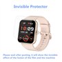 FRGNIE Protecteur d'écran compatible avec Blackview Smartwatch 1,85" (6 pièces) HD flexible TPU Compatible avec IOWODO R30 Pro, 