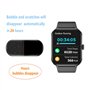 FRGNIE Protecteur d'écran compatible avec Blackview Smartwatch 1,85" (6 pièces) HD flexible TPU Compatible avec IOWODO R30 Pro, 