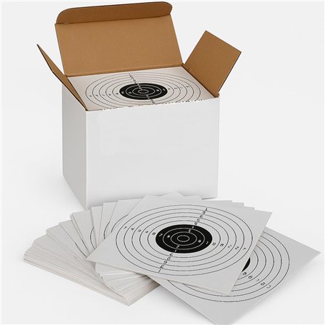 Lot de 500 cibles de 14 x 14 cm en carton 200 g pour tir à la cible : Airsoft