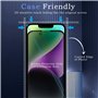 AKLPP 2 Pièces Verre Trempé Anti-Espion pour iPhone 14 Plus avec 2 Pièces Protection d'Objectif de Caméra, 9H Film Protection Éc