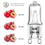 Lot de 10 ampoules halogènes G9 40W 230V 520lm 2700K Intensité variable Blanc chaud