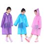 Lot de 3 ponchos de pluie portables et réutilisables pour enfants de 6 à 12 ans pour le camping