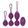 Boule de Geisha - Exercices de Kegel en Silicone Médicale pour Exercices de Plancher Pelvien Ensemble de 3 - Boules de geishas e