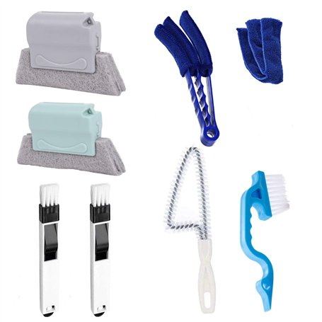 7 Pcs Brosse de Nettoyage de Rainure de Fenêtre