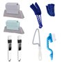 7 Pcs Brosse de Nettoyage de Rainure de Fenêtre, brosses de nettoyage pour stores,Outils de Nettoyage pour Salle de Bain de Cuis