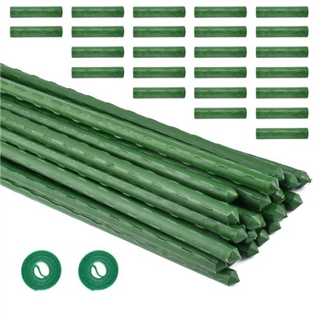 EUIEUT 24 Pcs Tuteur Plante Grimpante 11mmX40cm