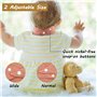 Foydream Bébé Bavoirs, 8 Pièces Naissance Bebe Nouveau Mousseline Bandana Bave Bavoirs pour Unisexe Bébé Filles Garçons Bave et