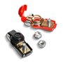 ANCLLO 1 paire en Laiton Négatif et Positif Voiture de connecteur de pince de borne de batterie de voiture ou de bornes de batte