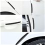4 Pièces Bandes Universelles en Fibre de Carbone de Voiture, Bandes Protection Rétroviseur de Voiture, Adaptées Au Pare-Chocs de