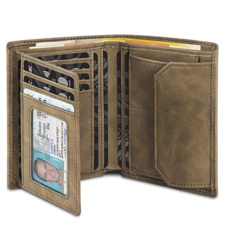 TENBST Portefeuille Homme avec Blocage RFID