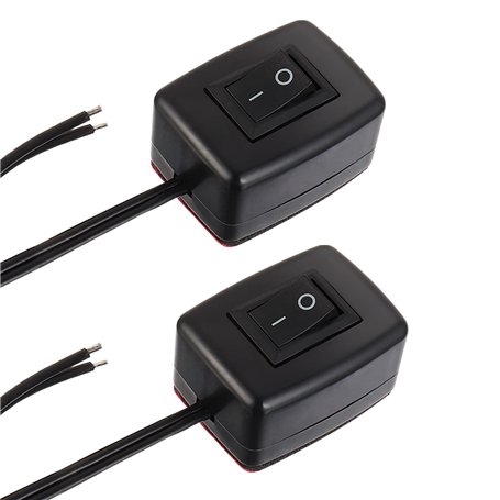 EPLZON 12V SPST Interrupteur à Bascule ON-OFF Forme de Goutte d'eau Interrupteur pour éclairage de voiture interrupteur d'alimen