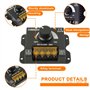HUAREW LED Light Band Dimmer DC 12V-24V 30A Contrôleur de gradation PWM avec bouton marche/arrêt pour régler la luminosité LED D