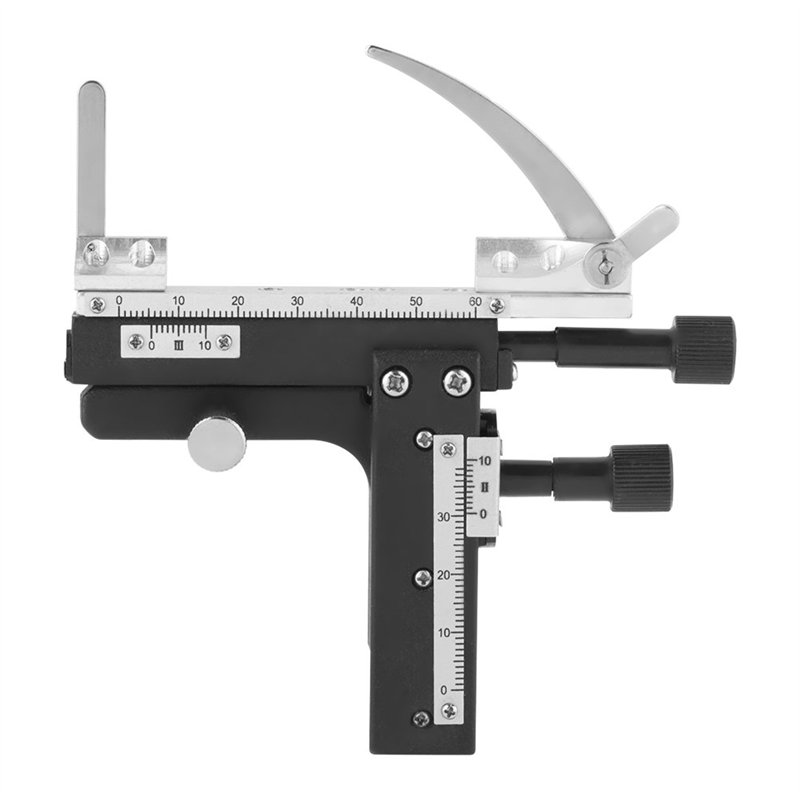 Platine Mobile Mécanique X-Y Pour Microscope - Étrier De Déplacement Haute Précision Avec échelle