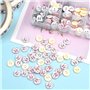Skyzone Boutons 150 pièces, bouton en résine colorée pour bébé Enfants Cardigans à Tricoter Boutons de couture ronds en plastiqu