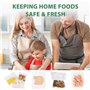 Sacs sous vide alimentaires professionnels 20 x 30 cm, 50 pièces, sans BPA, adaptés à la cuisson - Pour appareils de mise sous v