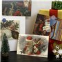 Lot de 30 cartes postales vintage de Noël + 30 enveloppes, cartes postales de Noël, cartes de vœux de Noël, décoration de chambr
