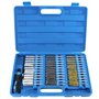 QWORK® Jeu de brosses de nettoyage 38 pièces, Brosses rondes 8-19 mm en nylon/laiton/acier avec rallonge de 150 mm