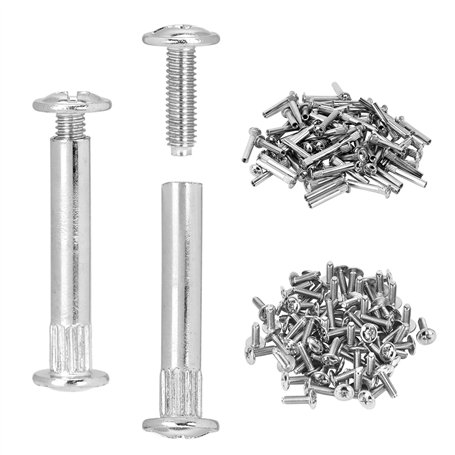 QWORK® 150 Pièces vis de connexion d'armoire