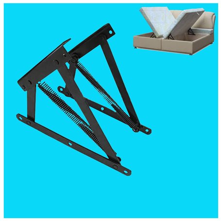 Boîte de rangement à charnière pour canapé