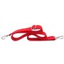 Alnicov Sangle africaine en polyester avec crochet en métal pour bongo, djembé et caisse claire Rouge
