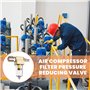 Filtre à Air Comprimé, Régulateur de pression d'air 1/4 Séparateur Deau à Air Comprimé, Détendeur d'air comprimé, Filtre Compres