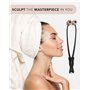 Kitsch Rouleau de massage 2 en 1 pour le visage et les yeux gonflés | Sculpteur de mâchoire | Rouleau de massage pour le visage 