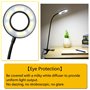 LED Lampe De Bureau à Pince, USB Alimenté Flexible Lampe De Lecture à Pince Pliable Réglable Lumière Douce Protection Des Yeux A