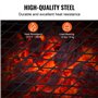 VEVOR Grille Pliante 458 x 305 x 205 mm Gril de Feu de Camp Portable en Acier Grille de Cuisson Pliable Charge 6 kg Stable avec 