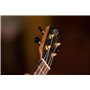Ortega Guitars Ukulélé Concert Acoustique – Série Timber – Housse Incluse – Ébène, Naturel (RUEB-CC)