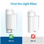 Waterdrop TÜV SÜD Certifiée Cartouche Filtrante pour la Machine à Café Compatible avec Brita Intenza+ Saeco CA6702/00 CA6706/48 